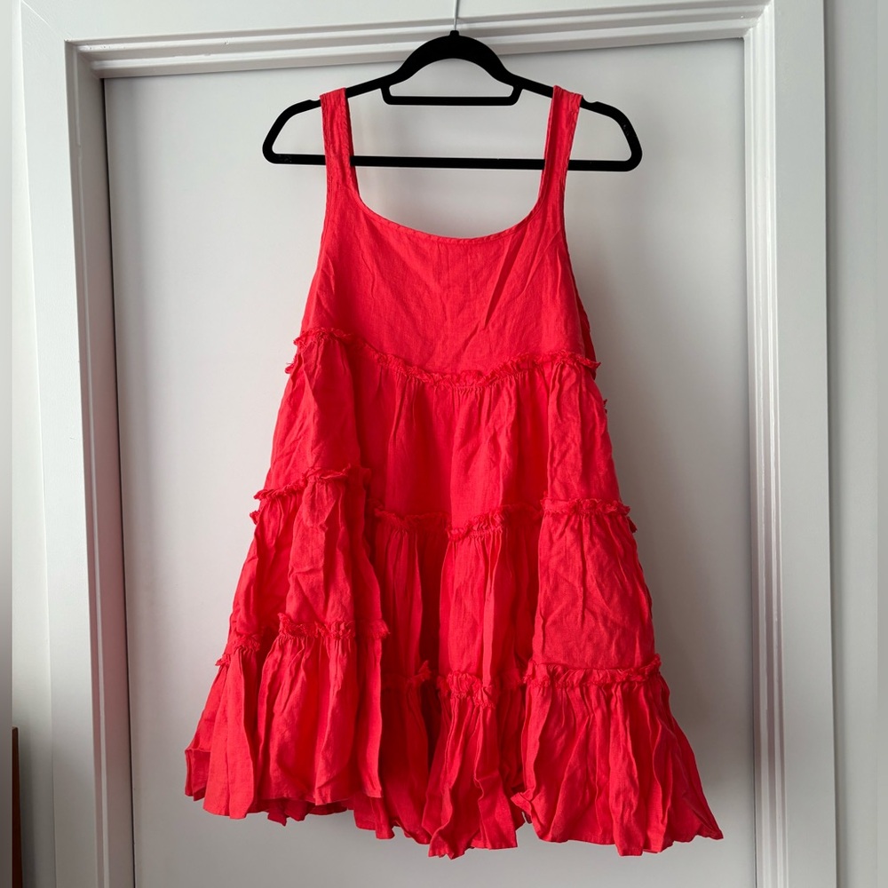 NWT Left on Friday Red Half-Day Dress